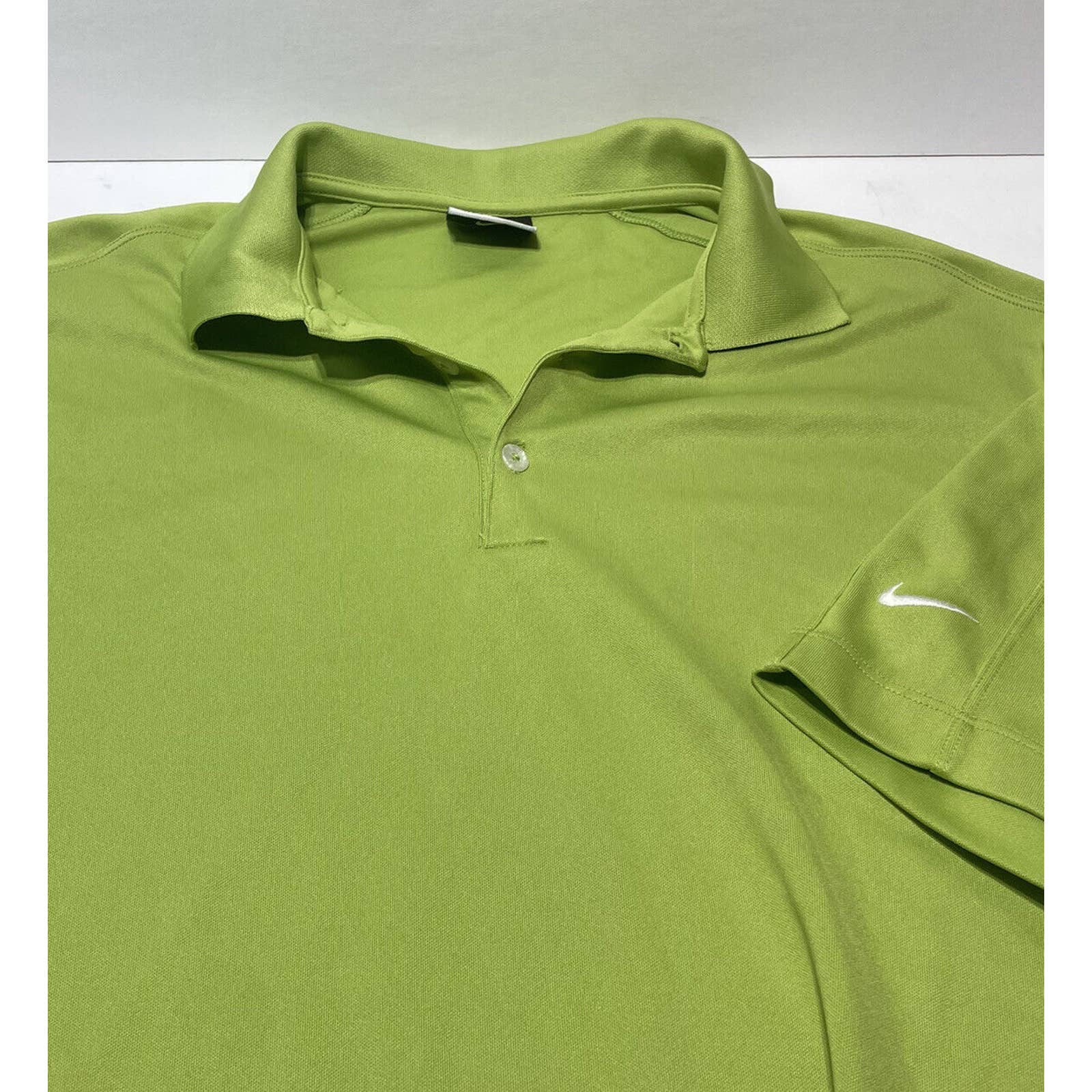 Nike Golf Polo Dri-Fit Men Medium M Blue Short Sleeve Shirt Outdoors Lightweight